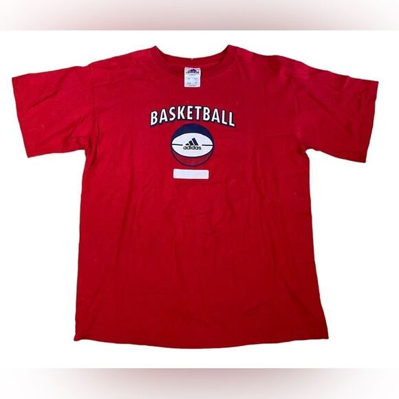 Vintage Adidas Basketball Tshirt - Picture 1 of 3